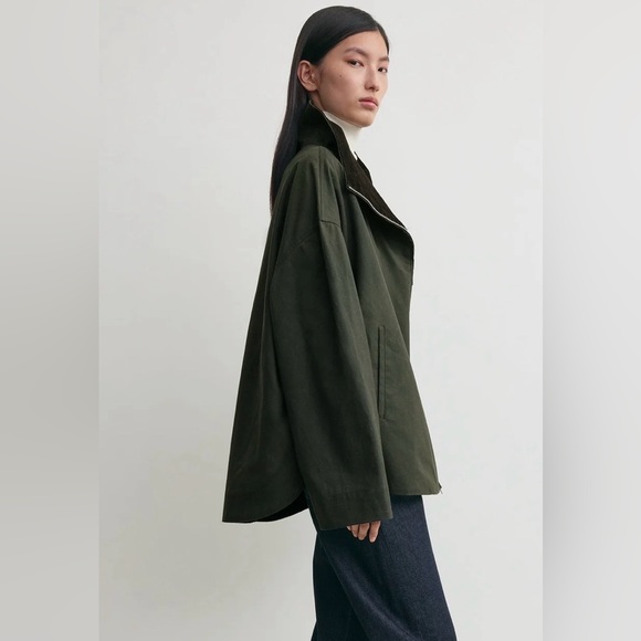 Toteme Women Country Jacket Forest Green New w tags Sz 40/ US 4 - Picture 2 of 14